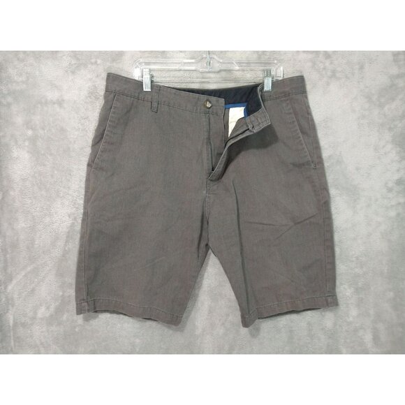 Volcom Other - Volcom Shorts Mens 36 x 10 Gray Vmonty Stretch Chino Flat Front Skater Surf